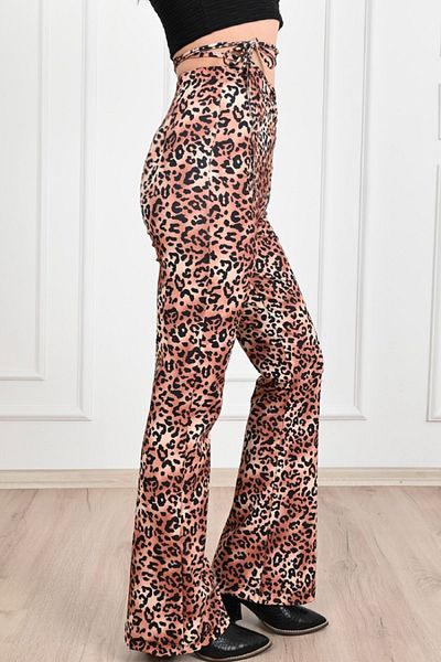 Koza Butik Leopard Patterned High Waist Leggings -1 6079-22