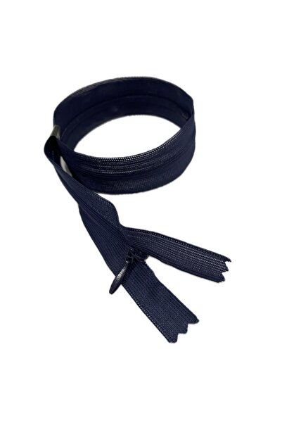 Simline سحاب طويل مخفي أزرق داكن (53 سم)