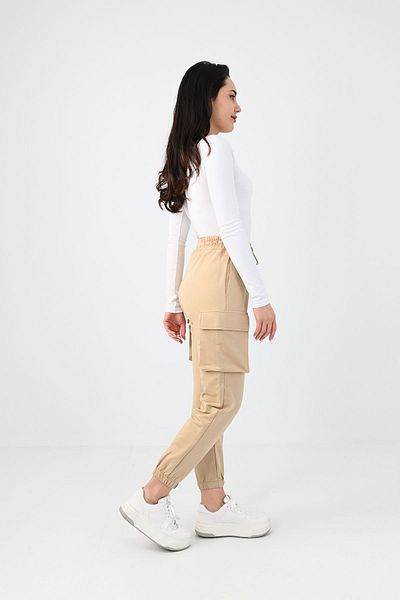 Koza Butik Women's Cargo Pocket Trousers 6193-23