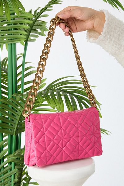 TOFİSA Fuchsia Women's Bag - Chain, Model 24249