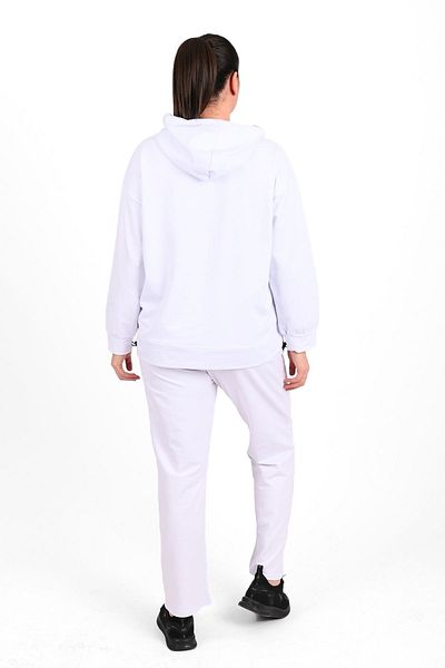 Koza Butik Women's Hooded Large Size Tracksuit Set 3658-23