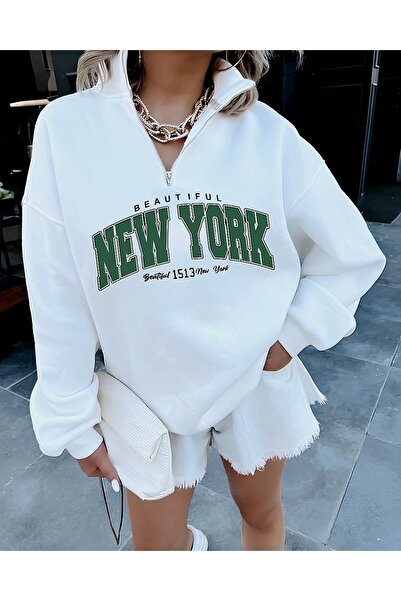 Jose Clothing إصدار محدود من Jose Club - سلسلة سويت شيرت كبيرة الحجم بسحاب