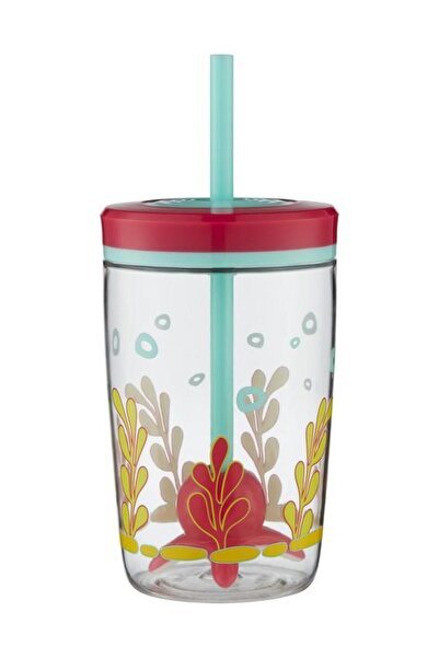 Contigo Yüzen Ahtapot Pipetli Tritan Bardak