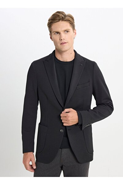 ALTINYILDIZ CLASSICS Altınyıldız Classics Slim Fit Siyah Erkek Ceket ACE042510107_CEKET TONI