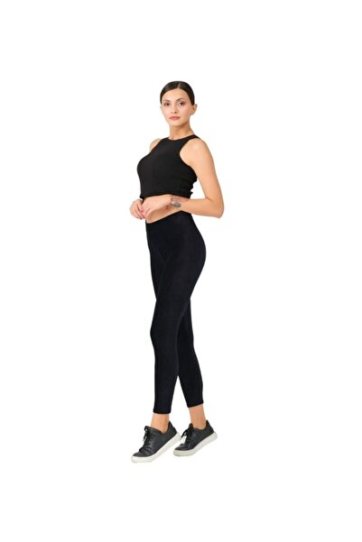bonbonetti chocolate baby&kids Visok struk Rebrasto Somot Leggings