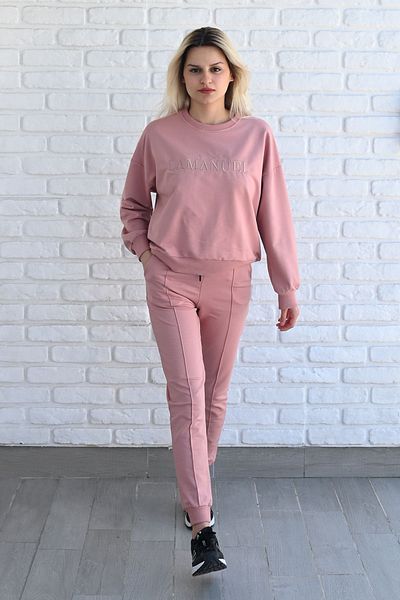 Koza Butik Γυναικείο σετ φόρμας με στάμπα με λαιμόκοψη 3767-23