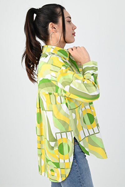 Koza Butik Γυναικείο πουκάμισο με σχέδιο 1674-25-1