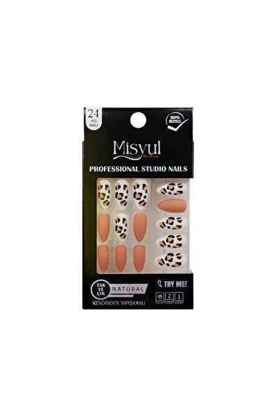 Misyul Takma Tırnak Tak Ve Çık, Sticker Yapıştırıcı, Portakal Çubuğu, Törpü Set
