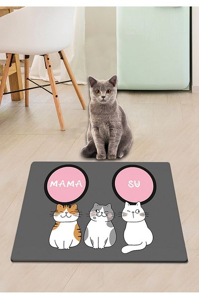 Chilai Home Pvc Yummy Cat Dog Food Mat Dog - Cat Supplies Accessory