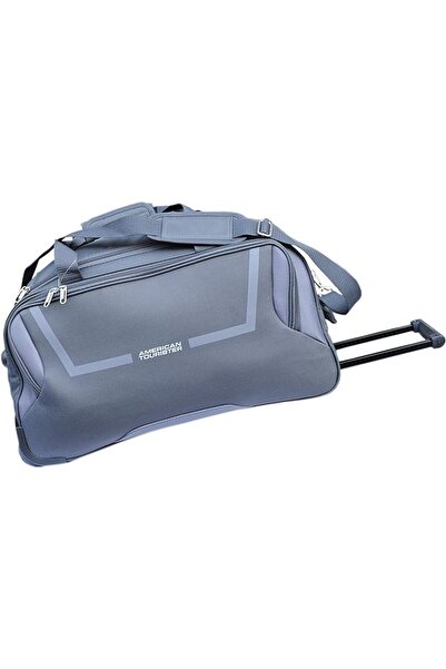 American Tourister AmericanTouristerCosmoDuffleBag55cm/20inch,Polyester,Grey|SpaciousInterior|SportsBag