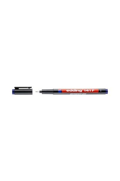 Edding Acetate pen permanent f series 0.6 mm blue 141f (pack of 10)