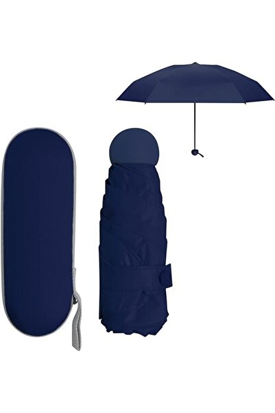 Andofis Özel Taşıma Kılıflı Şemsiye Lacivert