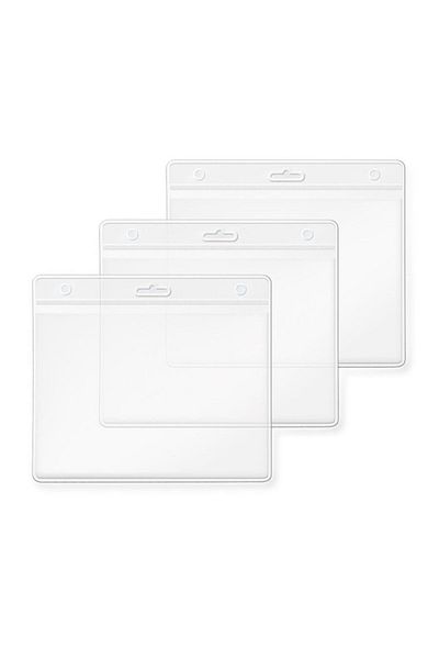 Mas Id Badge Bag 85X115 Security Type Horizontal Transparent 3516 (1 Piece)