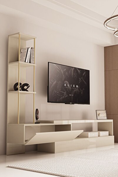 Givayo Mobilya DİAMO TV ÜNİTESİ 200 CM KUMTAŞI