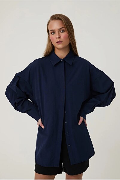 Quzu 22Y11478 Oversize Gömlek