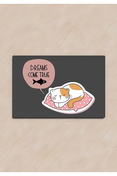Chilai Home Pvc Dreams Come True Cat Dog Food Mat Dog - Cat Supplies Accessory