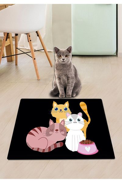 Chilai Home Pvc Tresga Cat Dog Food Mat Dog - Cat Goods Supplies Accessory