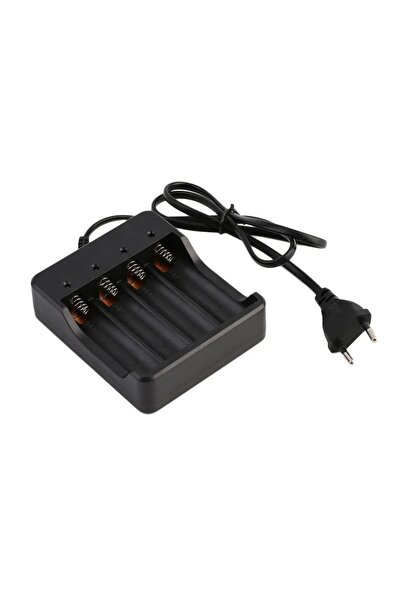 Microcase 4 Gözlü Lityum İyon Şarj Edilebilir Pil Şarj Aleti 18650 3.7V AL4572