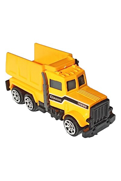 Meva Market Metal İş Makinaları 6 Lı Oyuncak İş Makinaları Seti