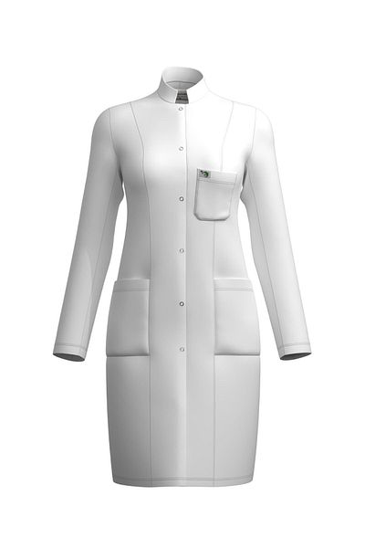 Myscrubs Judge Collar |   Snap Fastener Standard Size Apron / Judge Collar |   Snap Button Standard Size White Apron