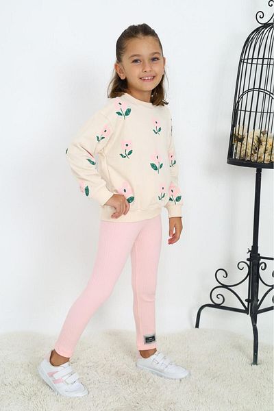 My Kids Wear طقم خيطين منقوش بالزهور للفتيات