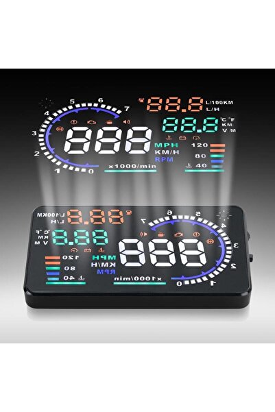 Gplus A8 Hud Hayalet Gösterge Obd Yansıtma Ekranı Head Up Display