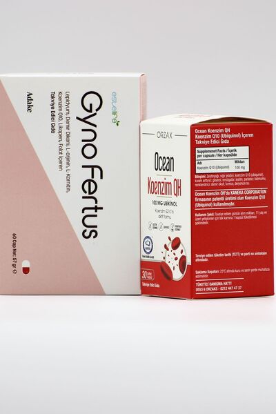 Ocean Gyno Fertus Multivitamin - 60 Capsules and Ocean Coenzyme Qh 30 Capsules