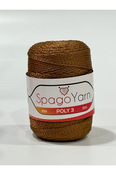 BALIM ÖRGÜ EVİ Spago Yarn Polyester Macrame 100gr - Balım Örgü Evi sy200