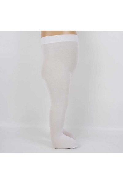 Dore Baby White Micro 50 Plain Mousse Pantyhose
