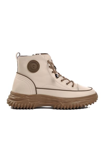 Guja Γυναικείες μπότες Camel - 24K310-13, με Fleece εσωτερικά