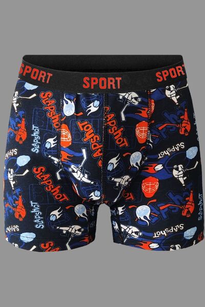 Vien&Karl Férfi mintás 6 részes prémium fésült pamut boxer lycrával