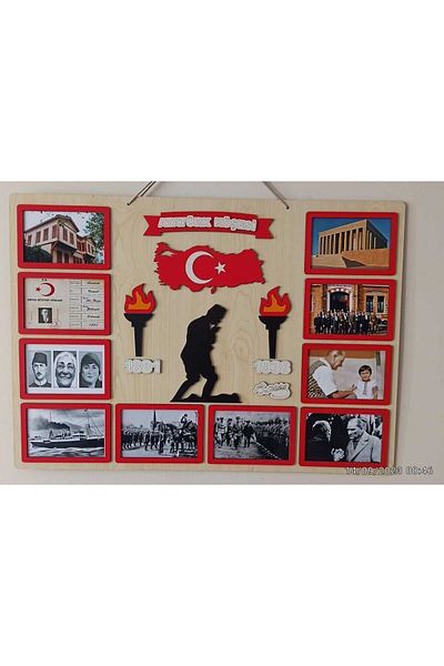 zümren ATATURK CORNER WOODEN PANEL