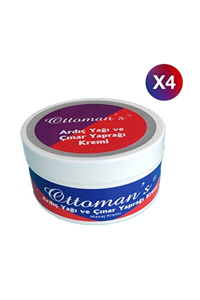 Ottoman's Ardıç Yağı Ve Çınar Yaprağı Kremi 100 Ml 4 Adet
