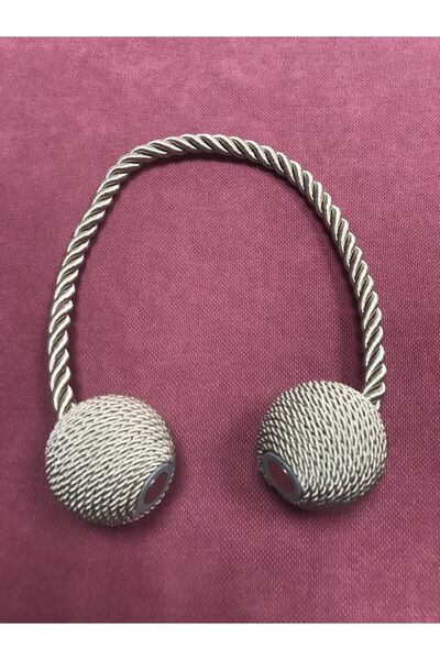 Erdoğanlar Koza Mıknatıslı Ip Sarım Perde Mandalı Perde Tokası Perde Aksesuarı