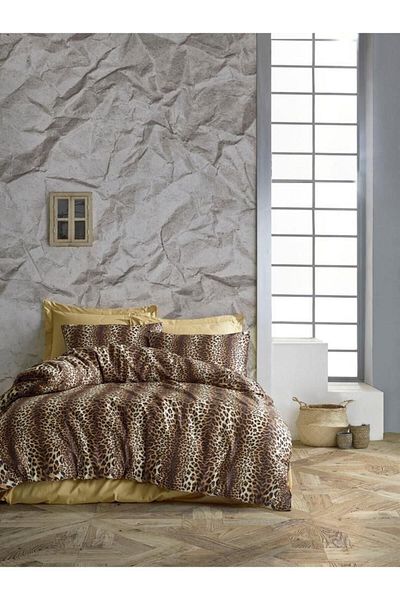 CARWEN TEKSTİL Double Ranforce Cotton Fabric Elastic Sheet Set