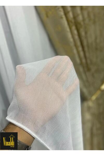 Vinaldi Dreamper Trending Product Heavy Weight Fish Scale Tulle Curtain Suitable for Any Room