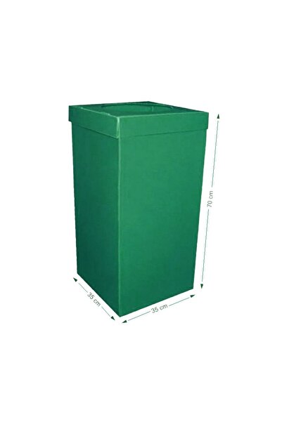 ALERUM Geri Dönüşüm Kutusu Atık Kutusu (YEŞİL)