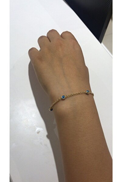 BERK MÜCEVHERAT Gözlü 7adet 14 Ayar Bileklik