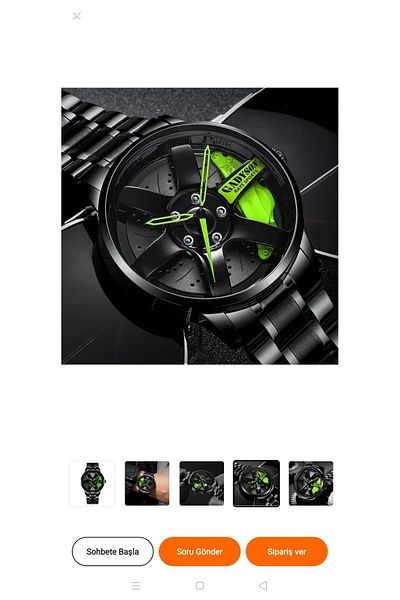 pullmarkt Men's Wristwatch - Rim Shaped