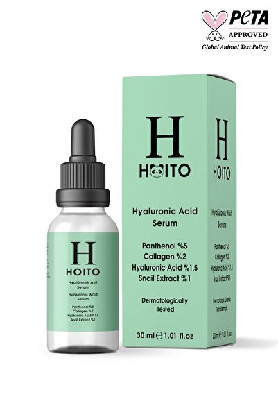 Hoito Hyalüronik Asit Serum 30ml - Yoğun Nemlendirici Yaşlanma Karşıtı Dolgunlaştırıcı Cilt Bakım Serumu