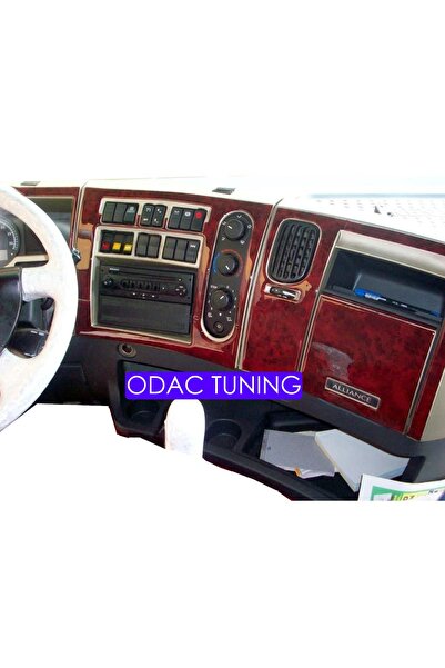 ODAC TUNING طقم شاحنة توربيدو ووحدة تحكم وحواف من رينو بريميوم بلون الماهوجني