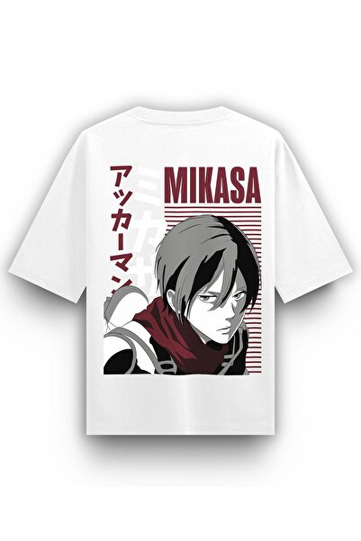 Freeyez Attack On Titan Mikasa Ackerman Βαμβακερό μπλουζάκι anime με στάμπα σ...
