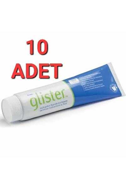 AMWAY GLISTER Amway Doğal Florürlü Diş Macunu 10×150ml ( Yeşil Çizgi Görselde...
