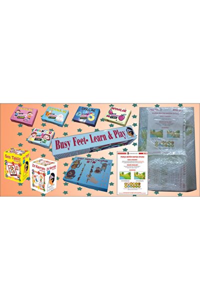 EZBERMATİK Otizm Eğitim Materyalleri Çocuk Konuşma Eğitimi Için Full 10 Set B...