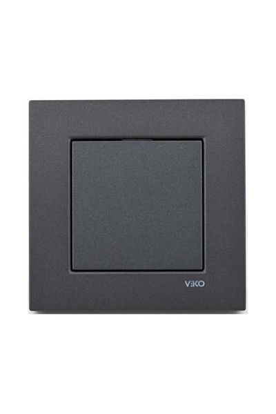 VİKO Viko Novella Smoked Key Cover Frame and Mechanism Included
