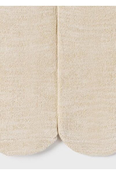 MAYORAL جوارب طويلة بيج للفتيات الصغيرات - شتوي 10753 083