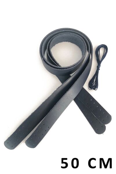 alfa tasarım atölyesi Hakiki Deri Dikilebilir Çanta Sapı (çift/50 Cm)