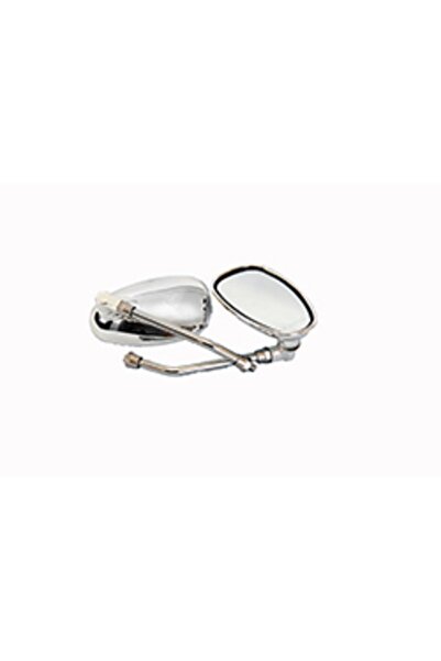 Motoayna Motosiklet Ayna Oval 10 mm Chopper Kuba Mondial Seyhan Asya Arora Çita Scooter/krom/metalik/cub