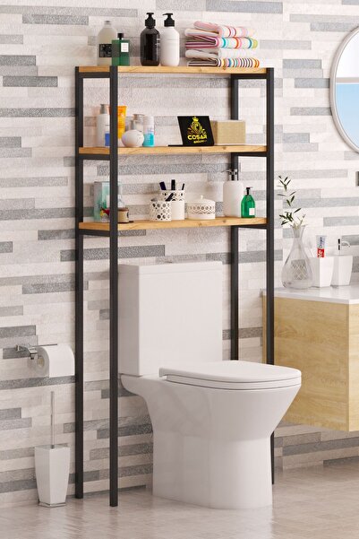 Cosargroup Wc Arkası Klozet Rafı Klozet Üstü Raf Ve Organizatör Havluluk Bany...
