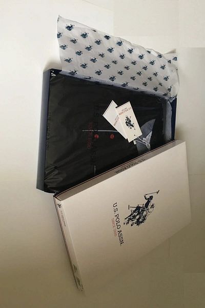 U.S. Polo Assn. Σετ προίκας γαμπρού Claret Red 3 τεμαχίων